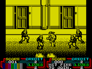 Teenage Mutant Hero Turtles The Coin-Op screenshot 3 for ZX Spectrum
